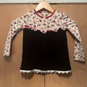 Matilda Jane Velvet and Floral Top